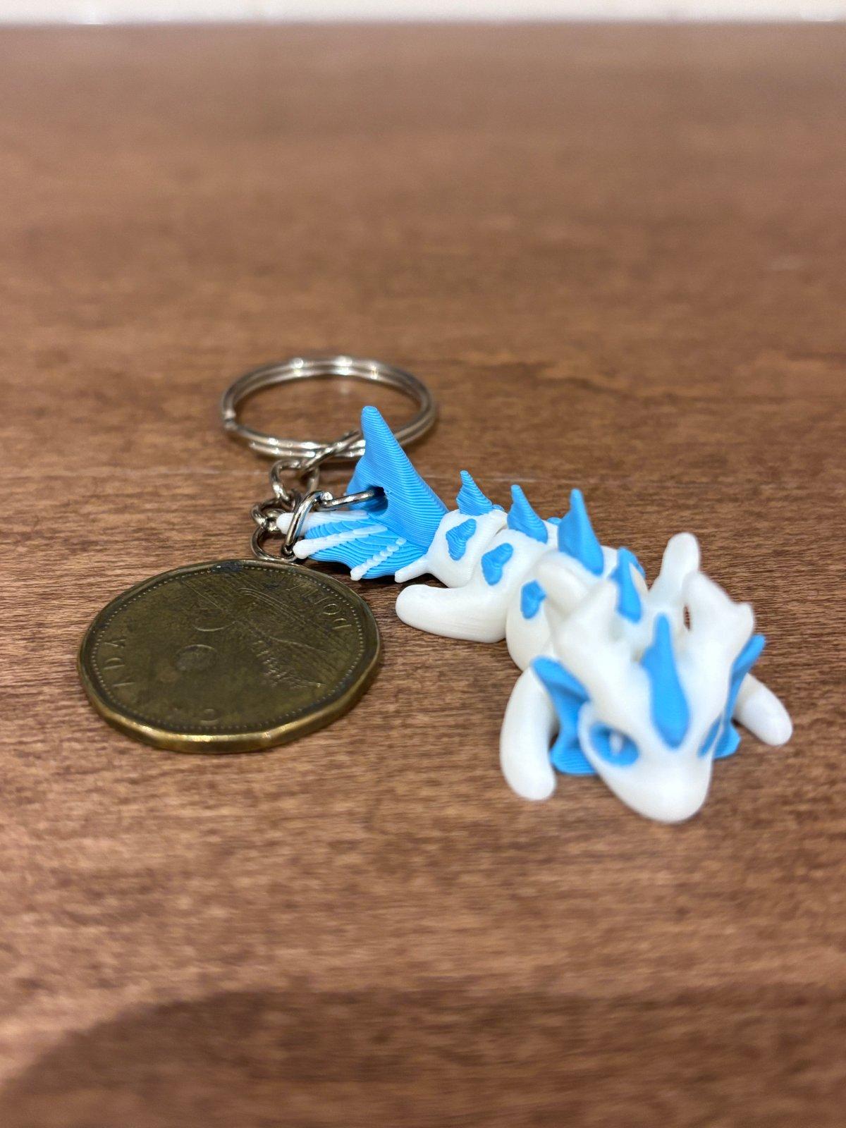 Spiky Dragon Keychain